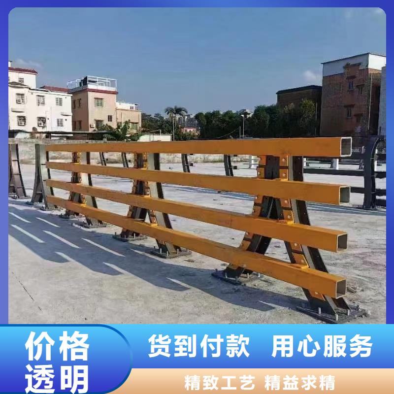 【防撞护栏】,桥梁防撞护栏注重细节立朋不锈钢复合管桥梁护栏厂家