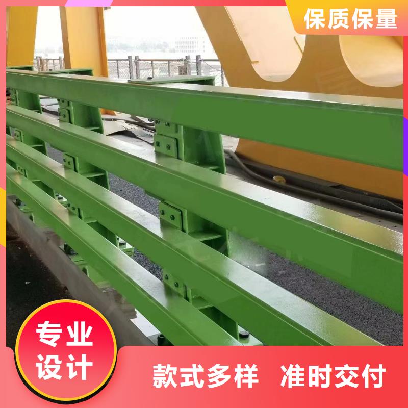 【防撞护栏】,桥梁防撞护栏注重细节立朋不锈钢复合管桥梁护栏厂家
