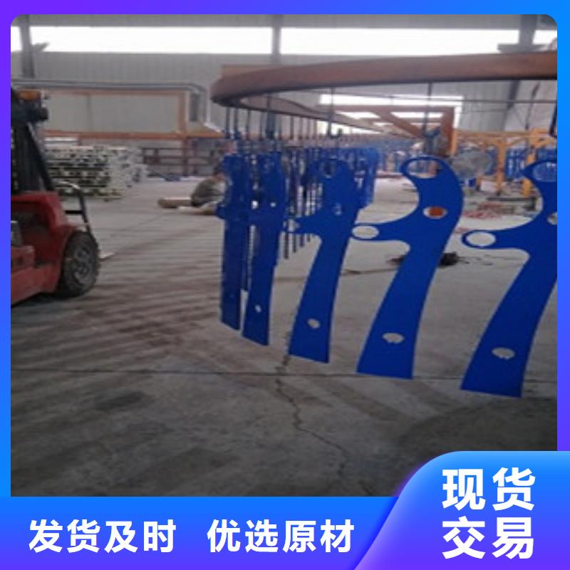 护栏4Q235钢板立柱货源报价
