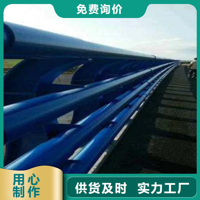 【桥梁护栏Q235钢板立柱当地货源】