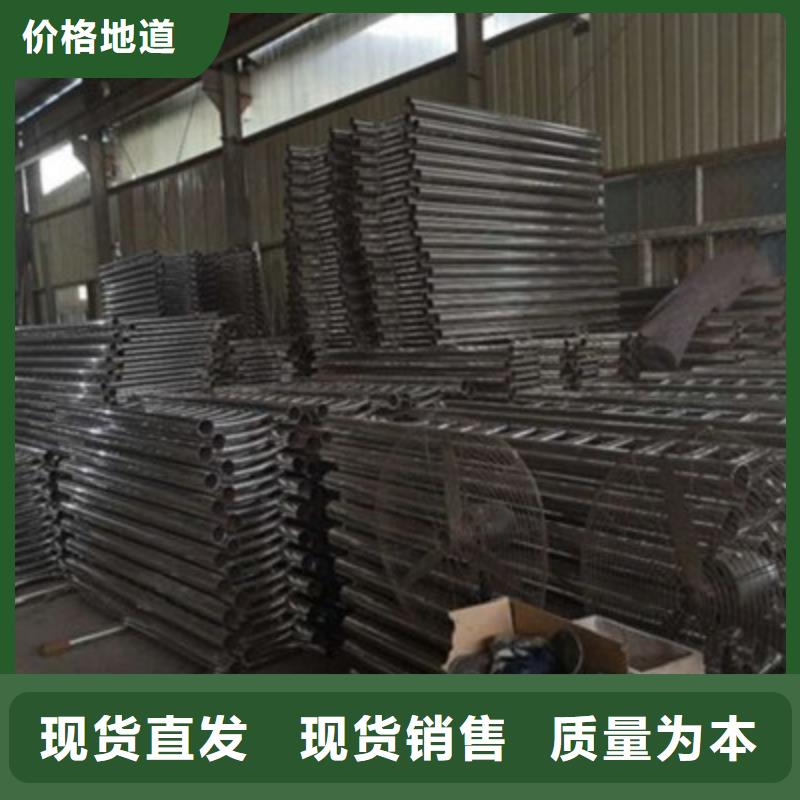 桥梁灯光防撞护栏,不锈钢复合管护栏自有生产工厂