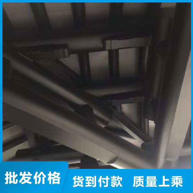 中式铝代木古建-PVC成品天沟做工精细