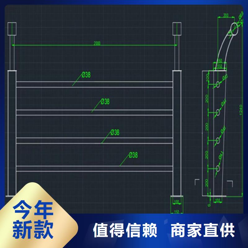 氟碳漆喷塑桥梁防撞护栏表面光滑不起泡