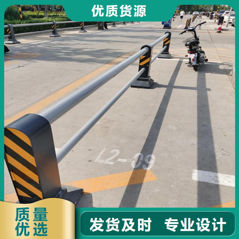 碳钢喷塑桥梁防撞护栏外形美观现代环保