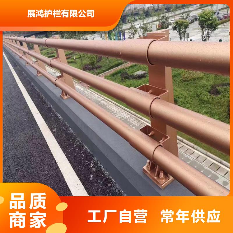 广西省咨询(展鸿)热镀锌喷塑景观桥梁栏杆安装灵活