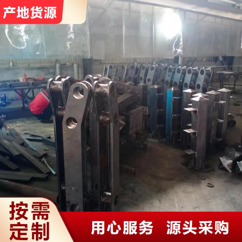 铸造石仿石护栏立柱-不锈钢复合管护栏厂家工期短发货快
