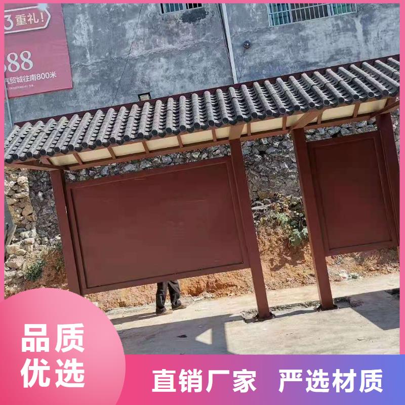 发光广告灯箱候车亭来厂考察