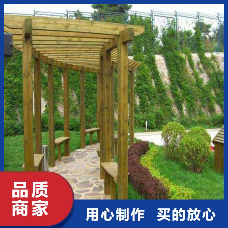 青岛胶州市防腐木护栏设计安装