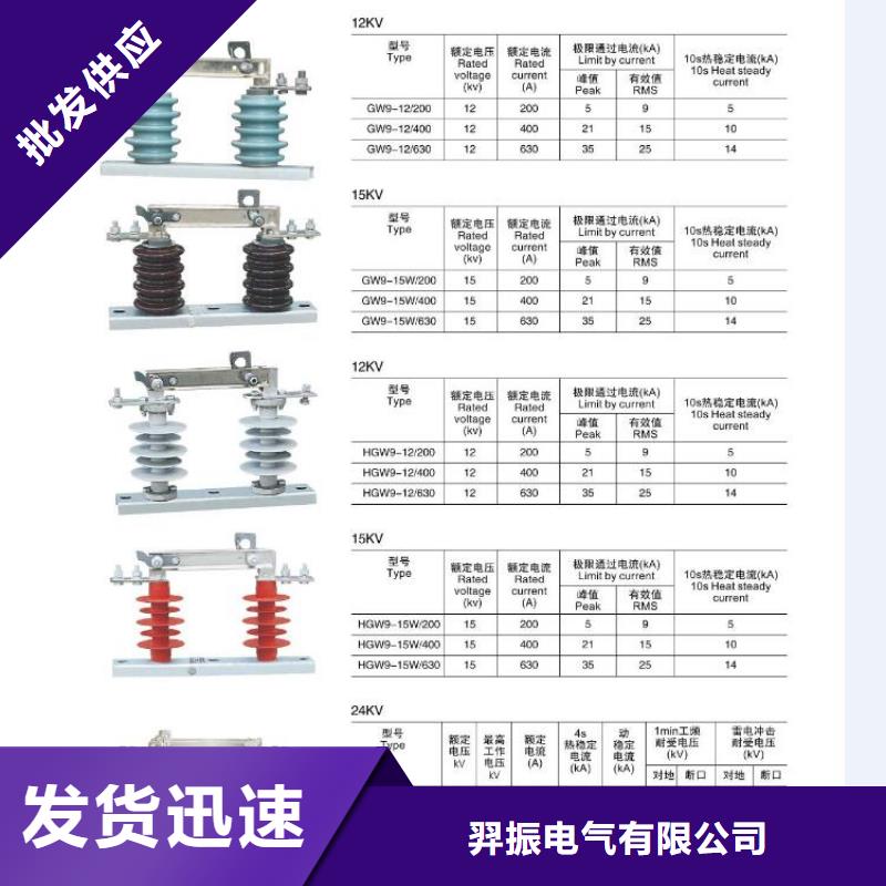 高压隔离开关高压真空断路器专业按需定制
