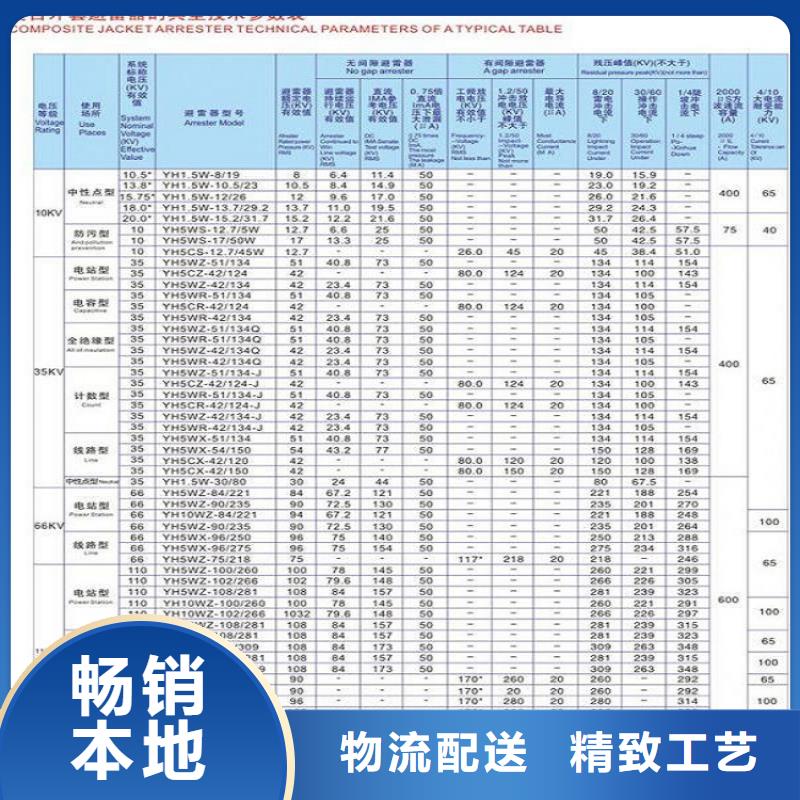 避雷器YH1.5W-0.88/3.9【羿振电力】