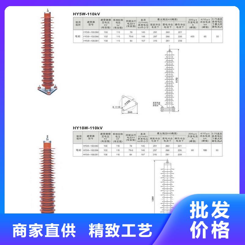 瓷外套金属氧化物避雷器Y10W-192/500上海羿振电力设备有限公司