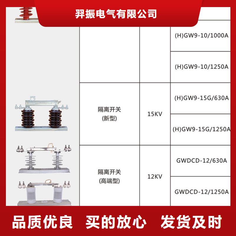 户外高压交流隔离开关：HGW9-40.5KV/400质量保证