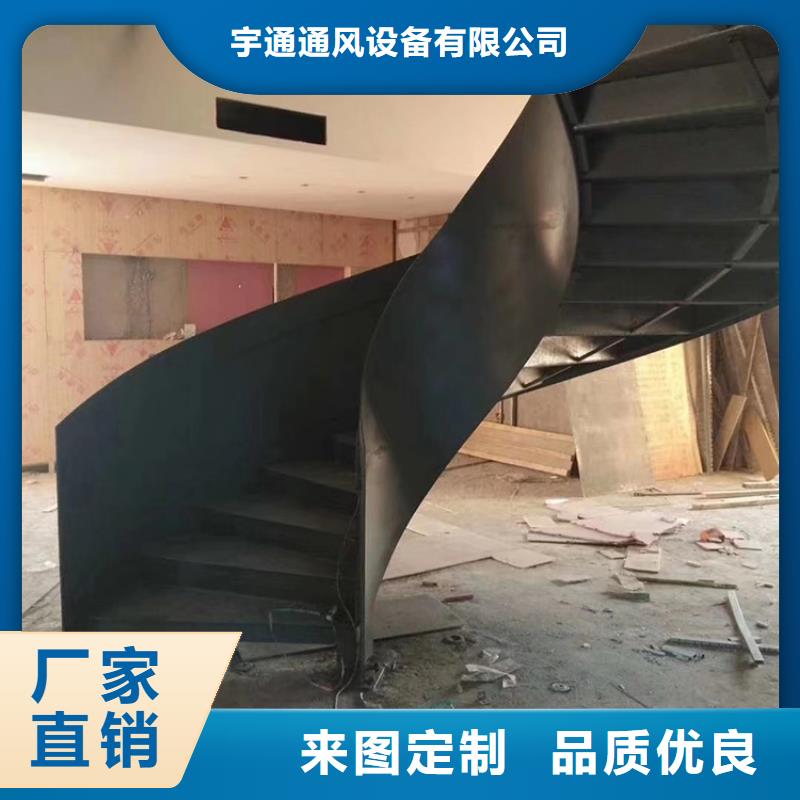 台州市临海市三层两层复试旋转楼梯出库质检