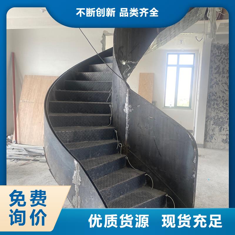 办公楼高端螺旋钢构梯简约中柱型