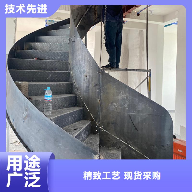 忻州市原平市酒店会所螺旋钢结构楼梯格调高