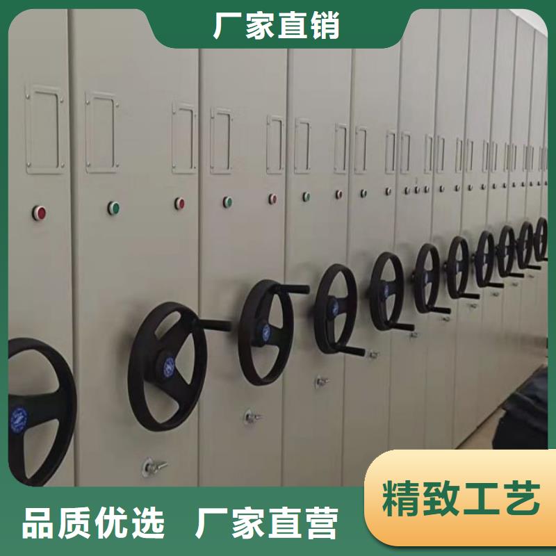 工期快的手摇橱式全封闭移动密集架厂家