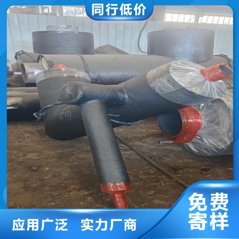 钢套钢岩棉保温管涂塑钢管厂来图定制