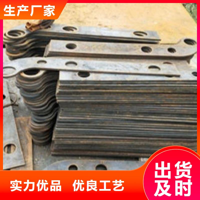Q235材质钢板立柱切割不锈钢桥梁防护栏杆厂家让利客户