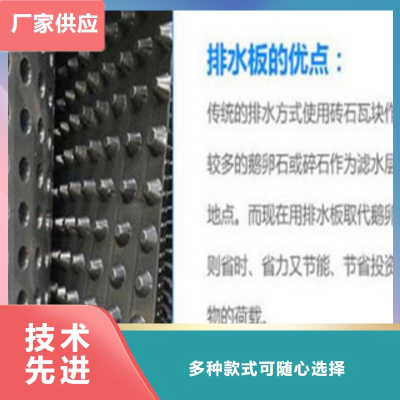 塑料排水板【膨润土防水毯】专注生产制造多年|-路德土工格栅生产厂家(阿里市分公司)