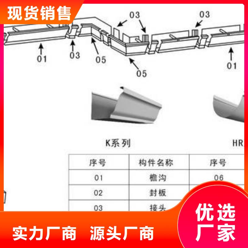 PVC成品天沟铝合金天沟物流配货上门