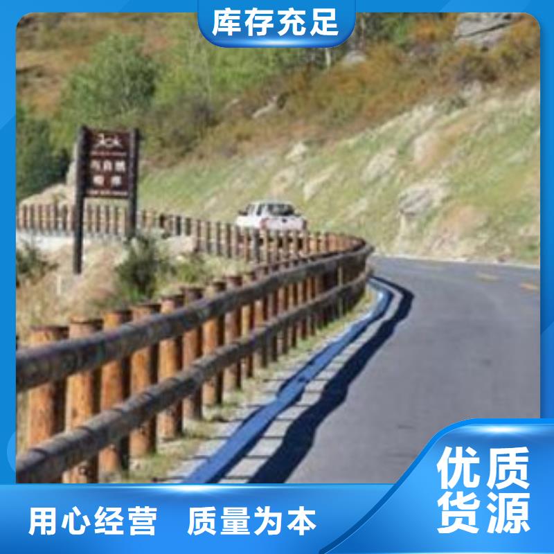 钢背木护栏,LED灯光护栏一件也发货