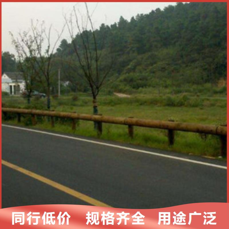 【钢背木护栏】桥梁防撞护栏自产自销