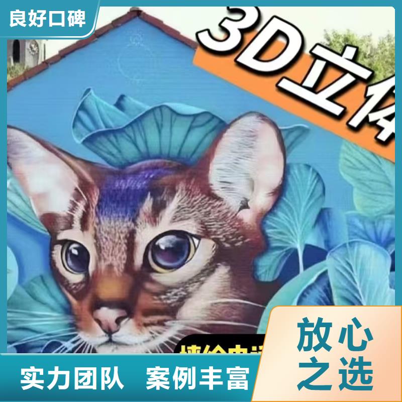 墙绘手绘3D彩绘户外墙画技术成熟专业公司