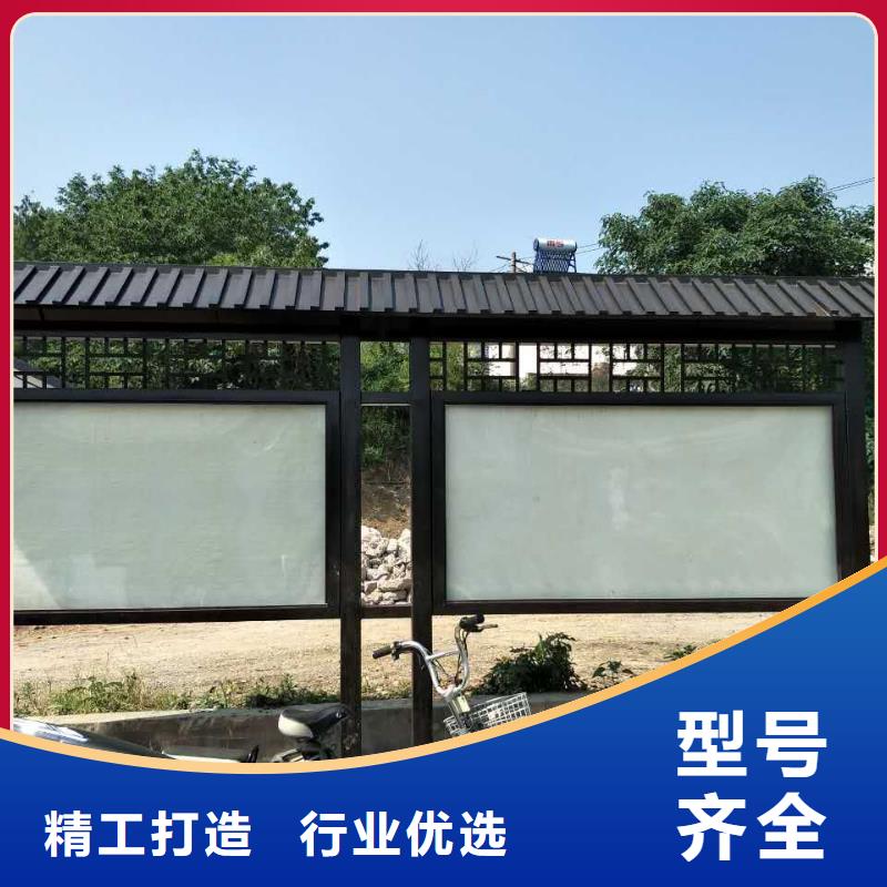 中式公交站台超产品在细节不锈钢公交站台